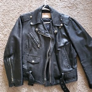 Vintage genuine leather coat/jacket